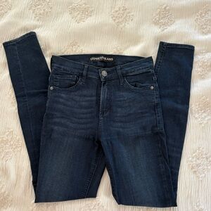Express Women's Midnight Blue Skinny Jeans